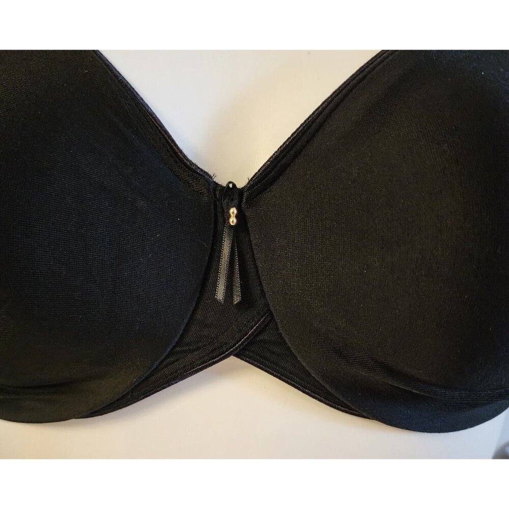 WACOAL Bodysuede Full-Figure Bra Underwire Comfort Straps 85185 Black Size 36D - Picture 3 of 13